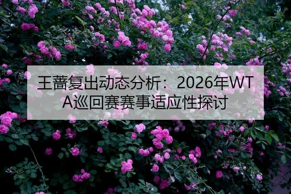 王蔷复出动态分析：2026年WTA巡回赛赛事适应性探讨
